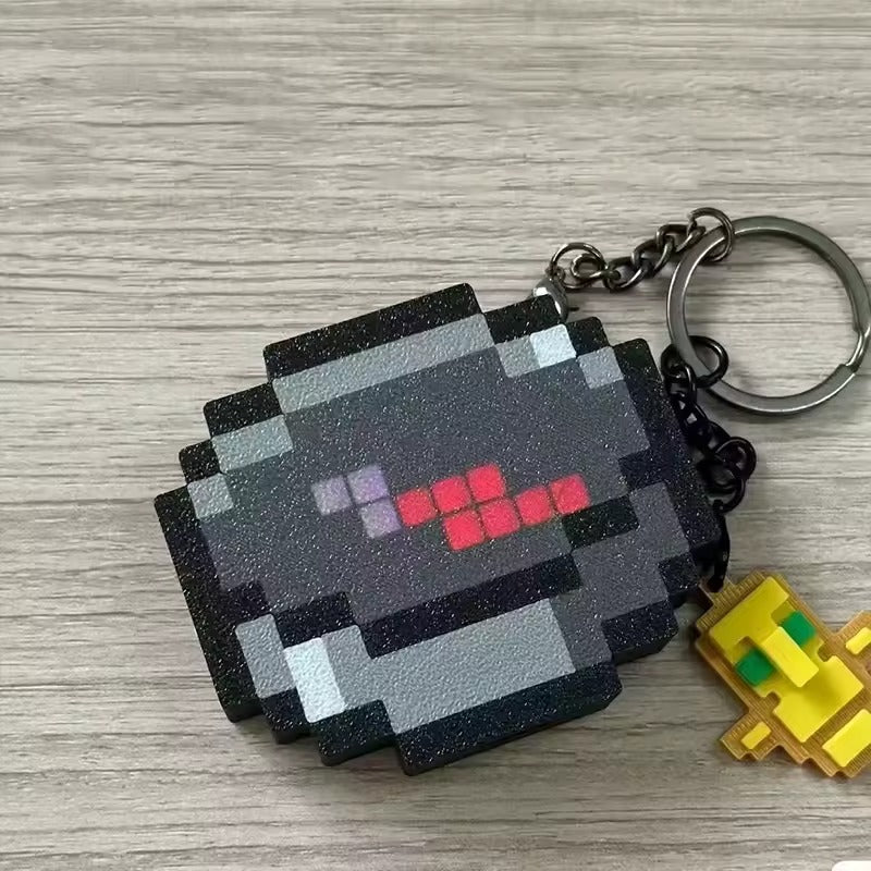 Brújula funcional Minecraft, recargable con type-c