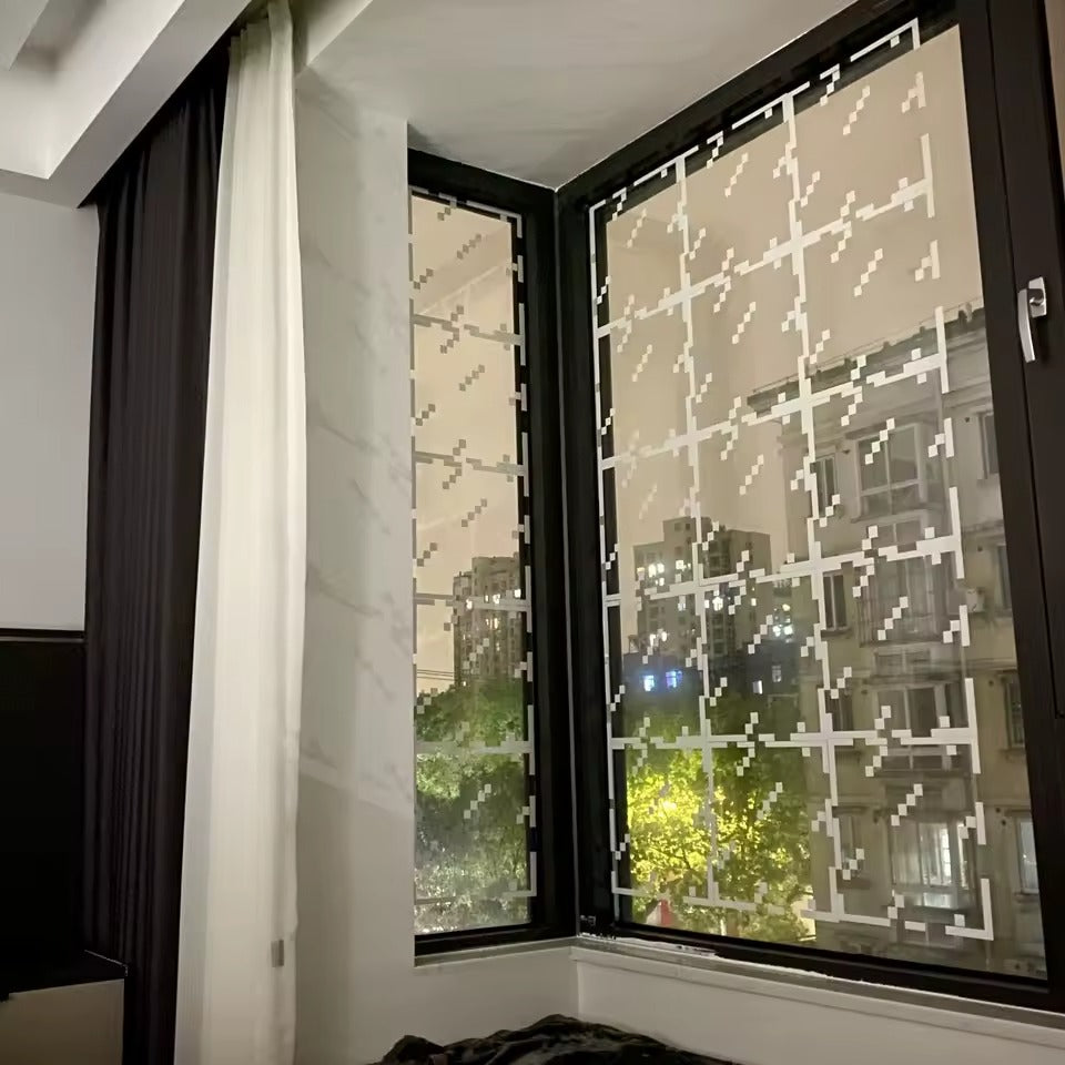 Sticker Decoración de ventana de vidrio Minecraft