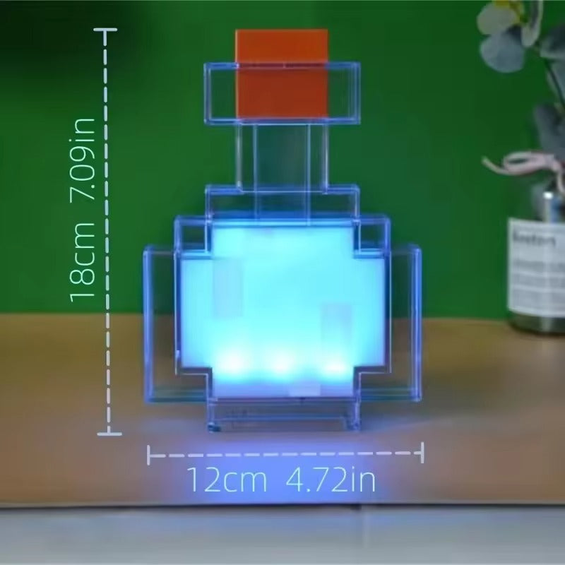 Poción de Minecraft Lampara