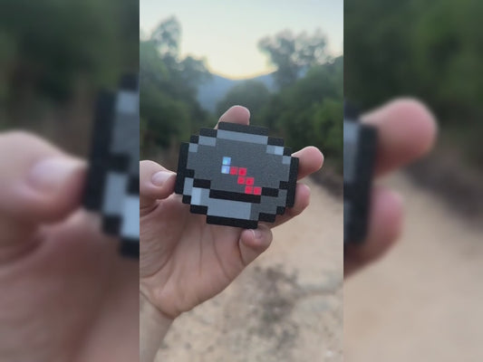 Brújula funcional Minecraft, recargable con type-c